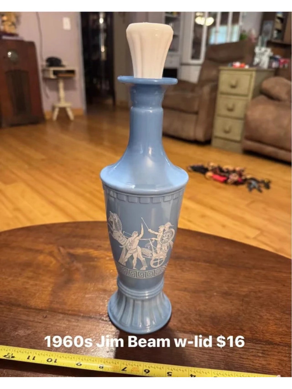 1960s Jim Beam decanter with lid